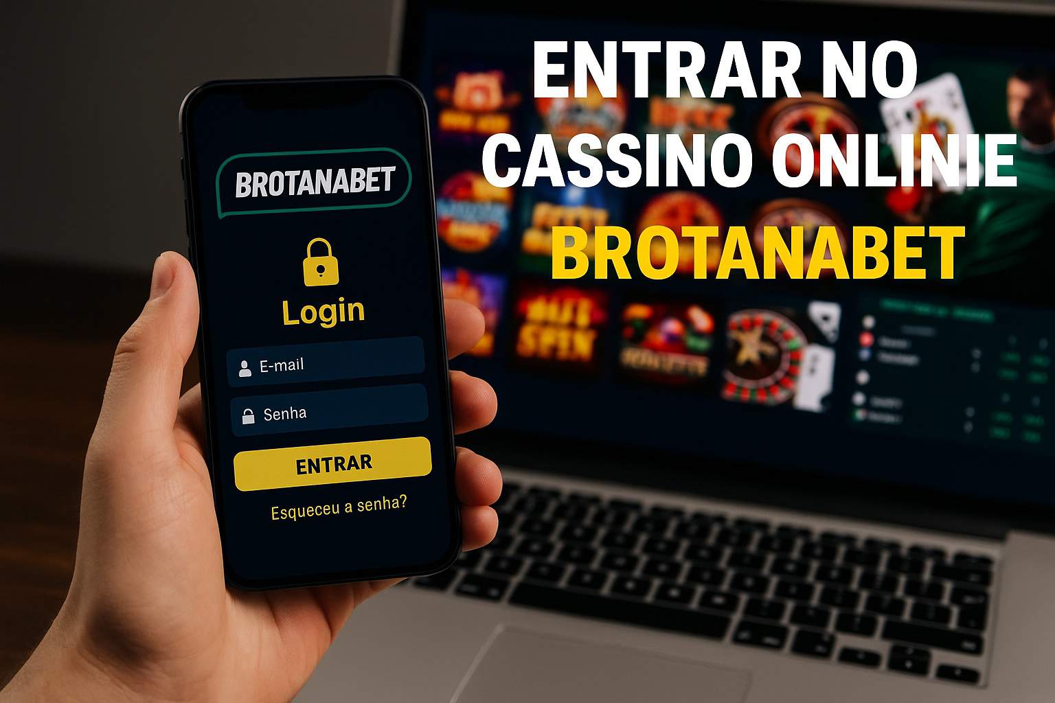 Criar uma nova Conta no plataforma BROTANABET